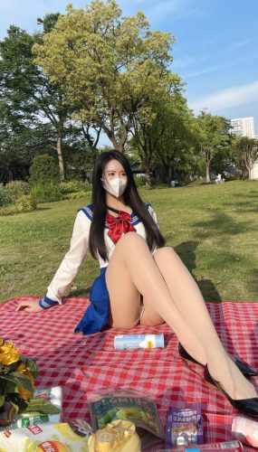 【微-密】July芝岚-户外野餐 [59P-89M]